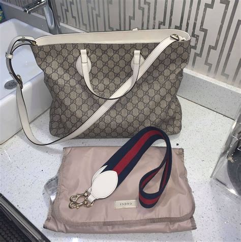 gucci supreme diaper bag replica|gucci diaper bag outlet.